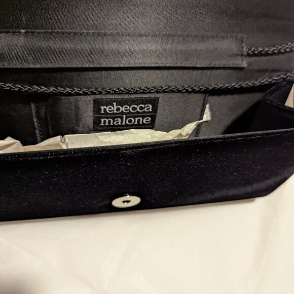 Retired Design Bag with Infinity Logo made in Velvet Black Excellent condition - Picture 7 of 9